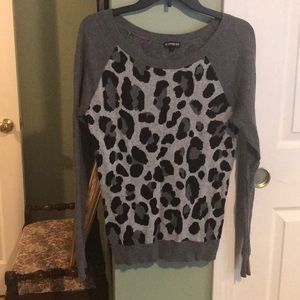 Cheetah print sweater